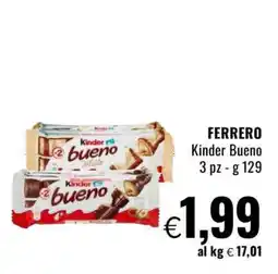 Famila Ferrero Kinder Bueno offerta