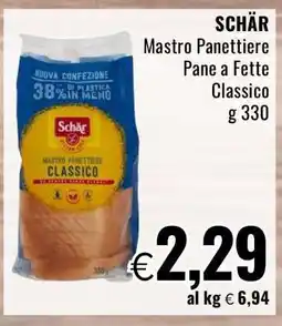 Famila SCHÄR Mastro Panettiere Pane a Fette Classico offerta