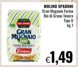 Famila MOLINO SPADONI Gran Mugnaio Farina Bio di Grano Tenero Tipo 0 offerta