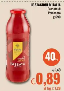Famila LE STAGIONI D'ITALIA PASSATA DI POMODORO offerta