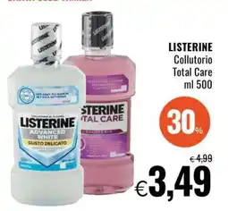Famila LISTERINE Collutorio Total Care ml 500 offerta
