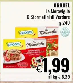 Famila OROGEL Le Meraviglie 6 Sformatini di Verdure offerta