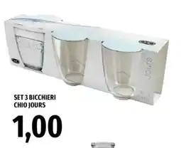 Famila SET 3 BICCHIERI CHIO JOURS offerta