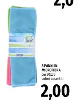 Famila 8 PANNI IN MICROFIBRA offerta