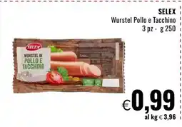 Famila SELEX Wurstel Pollo e Tacchino offerta