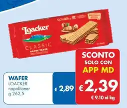 MD Discount WAFFER LOACKER offerta