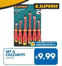 MD Discount SET 6 CACCIAVITI offerta