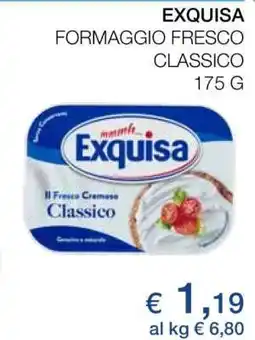 Coop Exquisa Formaggio Fresco Classico offerta