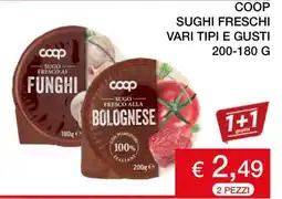Coop COOP SUGHI FRESCHI offerta