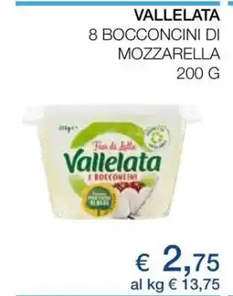 Coop VALLELATA 8 BOCCONCINI DI MOZZARELLA offerta