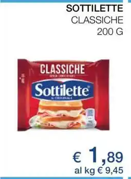 Coop Sottilette Classiche offerta