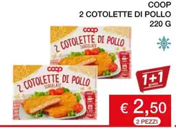 Coop COOP 2 COTOLETTE DI POLLO offerta