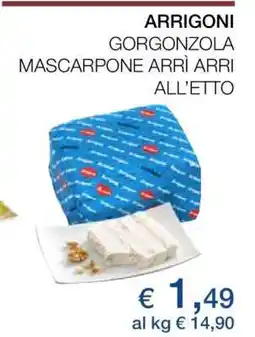 Coop ARRIGONI GORGONZOLA MASCARPONE ARRÌ ARRÌ offerta