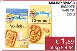 Coop Mulino Bianco Biscotti Vari Tipi offerta