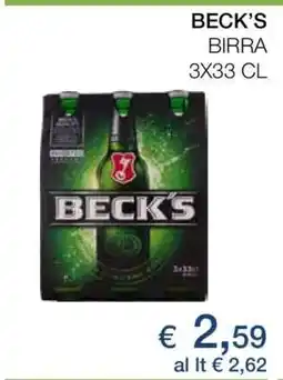 Coop Beck's - Birra offerta