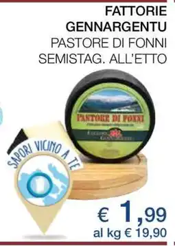 Coop FATTORIE GENNARGENTU PASTORE DI FONNI SEMISTAG. ALL’ETTO offerta