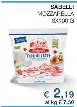 Coop SABELLI MOZZARELLA offerta