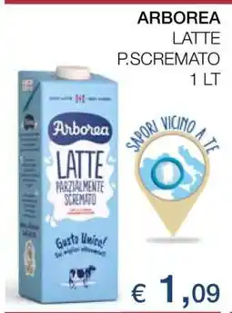 Coop ARBOREA LATTE P.SCREMATO 1 LT offerta