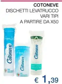 Coop COTONEVE DISCHETTI LEVATRUCCO offerta