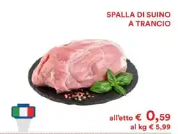 Coop SPALLA DI SUINO A TRANCIO offerta