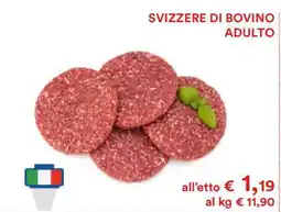 Coop SVIZZERE DI BOVINO ADULTO offerta
