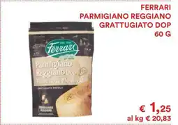 Coop FERRARI PARMIGIANO REGGIANO GRATTUGIATO DOP 60 G offerta