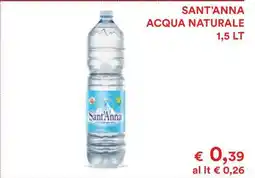 Coop SANT’ANNA ACQUA NATURALE 1,5 LT offerta