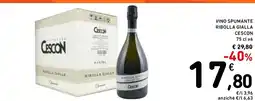 Spazio Conad Vino spumante ribolla gialla cescon offerta