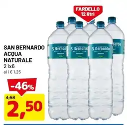 DPiù San bernardo acqua naturale offerta