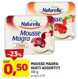 DPiù Mousse magra gusti assortiti offerta