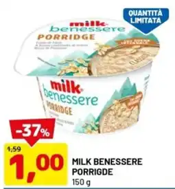 DPiù Milk benessere porrigde offerta