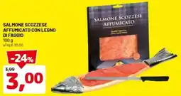 DPiù Salmone scozzese affumicato con legno di faggio offerta