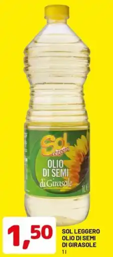 DPiù Sol leggero olio di semi di girasole offerta