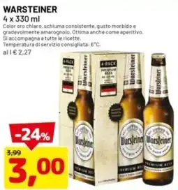 DPiù Warsteiner offerta