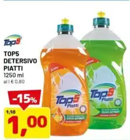 DPiù TOP5 Detersivo piatti offerta