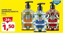DPiù Sapone mani ceramiche assortite offerta