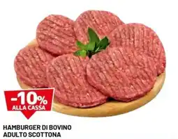 DPiù Hamburger di bovino adulto scottona offerta