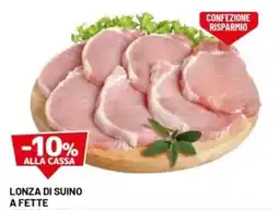 DPiù Lonza di suino a fette offerta