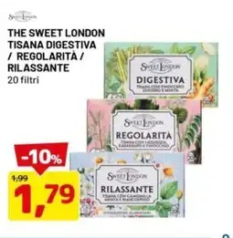 The sweet london tisana digestiva / regolarità/ rilassante