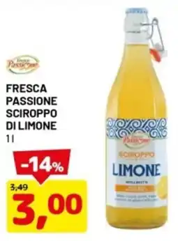 DPiù Fresca passione sciroppo di limone offerta