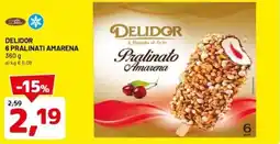 DPiù Delidor 6 pralinati amarena offerta