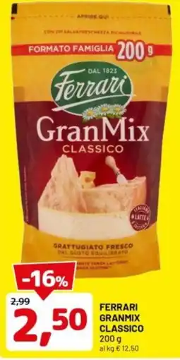 DPiù Ferrari granmix classico offerta