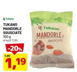 DPiù Tukano Mandorle Sgusciate offerta