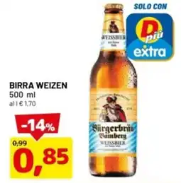 DPiù Birra WEIZEN offerta