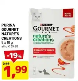 DPiù Purina gourmet nature's creations offerta