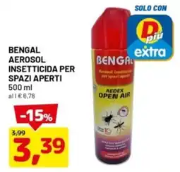 DPiù Bengal aerosol insetticida per spazi aperti offerta