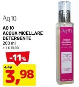DPiù AQ 10 Acqua micellare detergente offerta