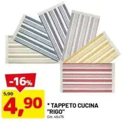 DPiù Tappeto cucina "rigo offerta
