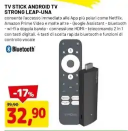 DPiù Tv stick android tv strong leap-una offerta