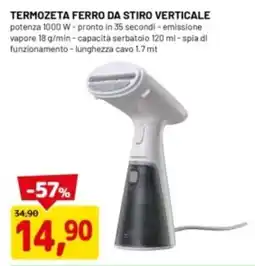DPiù Termozeta ferro da stiro verticale offerta
